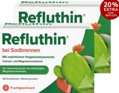 Refluthin Kautabletten Fruchtgeschmack 2 x 48 Stück