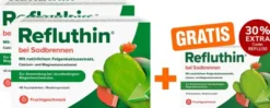 Refluthin Kautabletten Fruchtgeschmack 2 x 48 Stück + gratis 16 Kautabletten