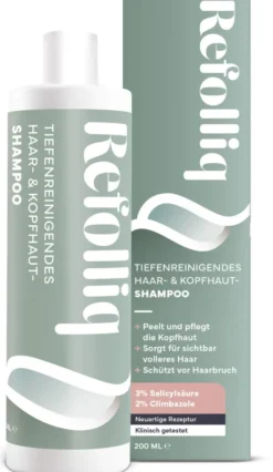 Refolliq Tiefenreinigendes Haar- & Kopfhaut Shampoo 200 ml