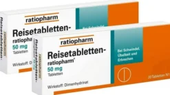 Reisetabletten ratiopharm 2 x 20 Tabletten