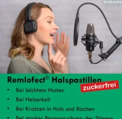 Remlofect Halspastillen Zuckerfrei Eukalyptusfrisch 50 g Pastillen