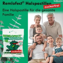 Remlofect Halspastillen Zuckerfrei Eukalyptusfrisch 50 g Pastillen