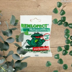 Remlofect Halspastillen Zuckerfrei Eukalyptusfrisch 50 g Pastillen