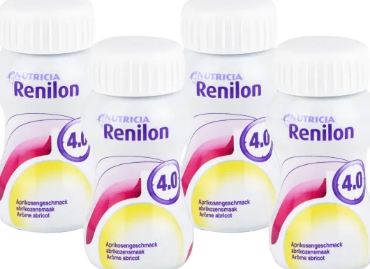 Renilon 4.0 Aprikosengeschmack 4 X 125 ml Flüssigkeit
