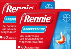 Rennie Pfefferminz 2 x 60 Kautabletten