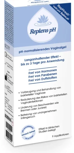 Replens Ph Vaginalgel 9 Applikatoren