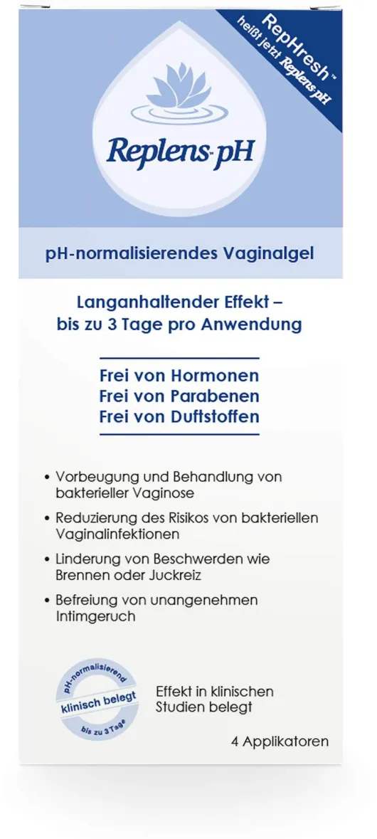 Replens Ph Vaginalgel 4 Applikatoren