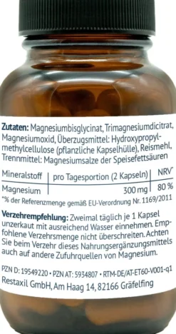 Restaxil Magnesium 60 Kapseln