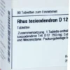 Rhus Toxicodendron D12 Dhu Tabletten 80 Tabletten