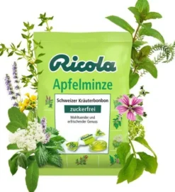Ricola Apfelminze 75 G Bonbons