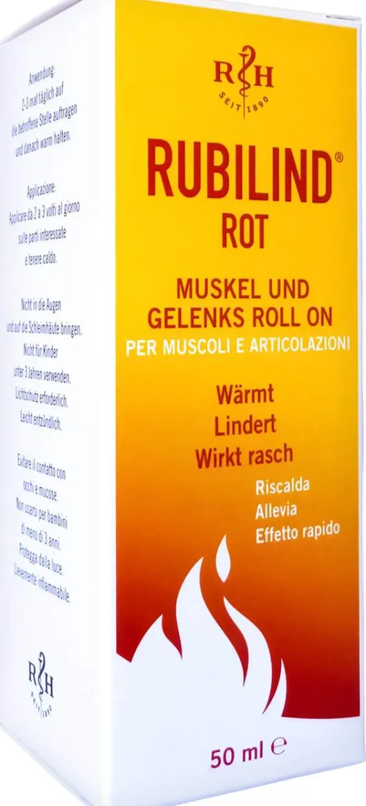 Rubilind Rot Muskel und Gelenks Roll-On 50 ml