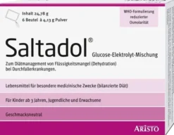Saltadol Elektrolyt Pulver 6 Beutel