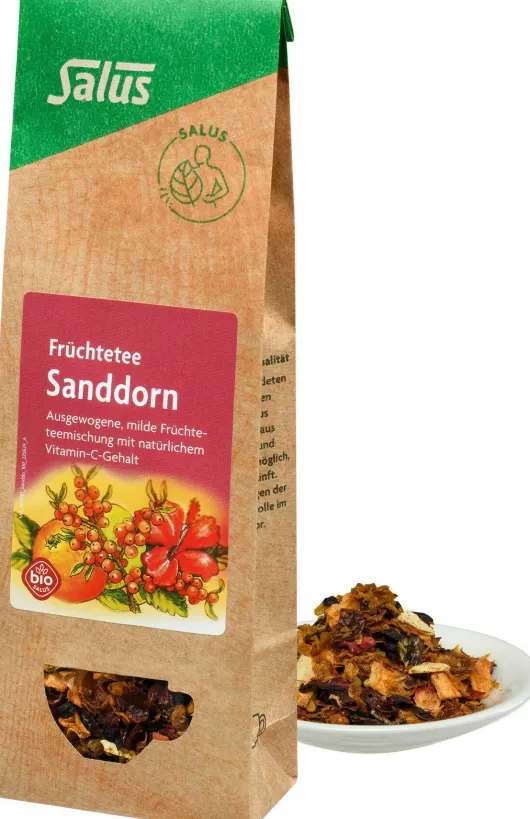Sanddorn Früchtetee Bio Salus 100 G Tee