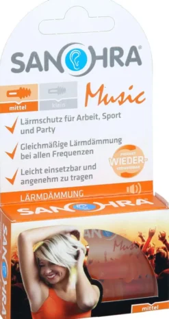 Sanohra Music Lärmschutz F.Erwachsene 2 Stück