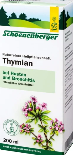 Schoenenberger Naturreiner Heilpflanzensaft Thymian 200 ml