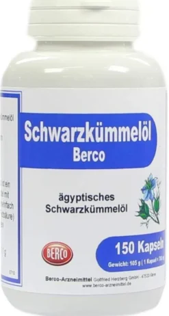 Schwarzkümmelöl Berco 150 Kapseln