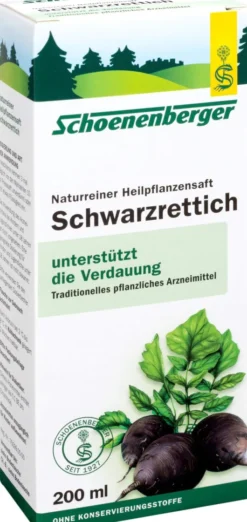 Schwarzrettich Saft Schönenberger 200 ml Saft
