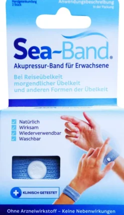 Sea-Band Akupressurband Für Erwachsene Grau 2 Stk