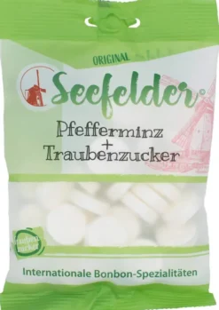 Seefelder Pfefferminz Plus Traubenzucker Beutel