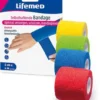 Selbsthaftende Bandage 5 cm x 4 m 3er Set + gratis selbsthaftende Bandage