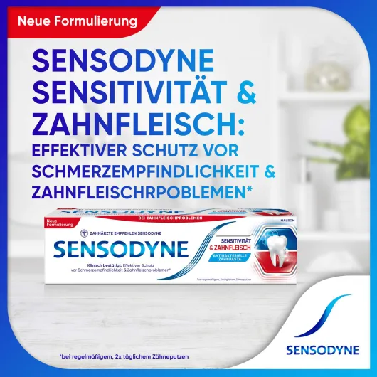 Sensodyne Sensitivität & Zahnfleisch Zahnpasta 75 ml