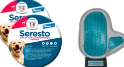 Seresto Halsband für große Hunde 2 x 1 Stück + gratis Pflegehandschuh 1 Stück