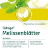 Sidroga Melissenblätter 20 Filterbeutel