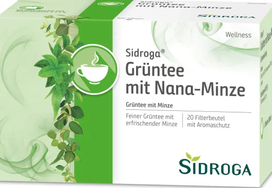 Sidroga Wellness Grüntee Mit Nana-Minze 20 Filterbeutel