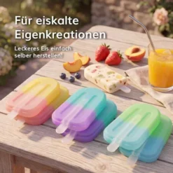 Silikon-Eisformen Blau-Grün 2 Stück