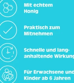 Silomat Hustenstiller DMP mit Honig Geschmack 7,7 mg 40 Lutschpastillen