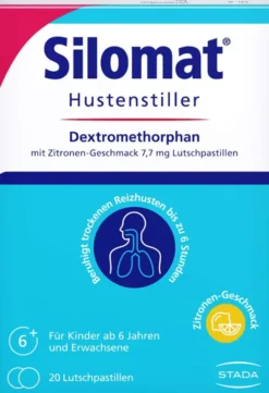 Silomat Hustenstiller DMP Zitrone 20 Lutschpastillen