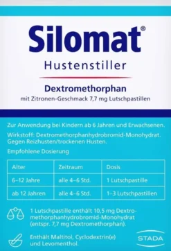 Silomat Hustenstiller DMP Zitrone 20 Lutschpastillen