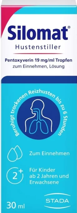 Silomat Hustenstiller Pentoxyverin 19 mg je ml 30 ml Tropfen