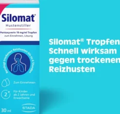 Silomat Hustenstiller Pentoxyverin 19 mg je ml 30 ml Tropfen