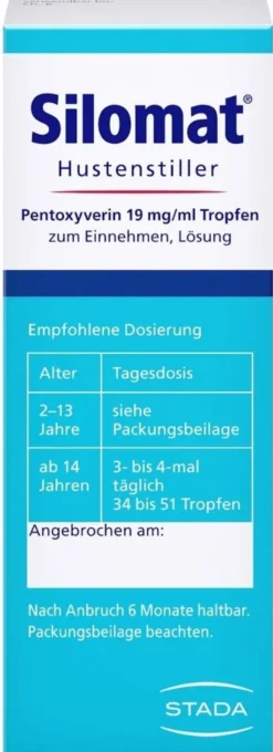 Silomat Hustenstiller Pentoxyverin 19 mg je ml 30 ml Tropfen