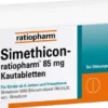 Simethicon-ratiopharm 85 mg 100 Kautabletten