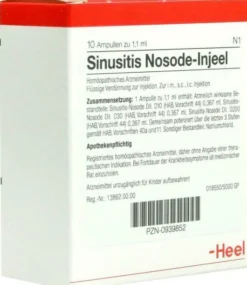 Sinusitis Nosode Injeel Ampullen 10 Ampullen