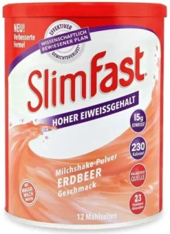 Slim Fast Drink Erdbeere 438 g Pulver
