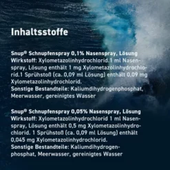 Snup Schnupfenspray 0,05% 10 ml Dosierspray