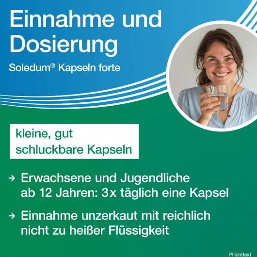 Soledum Kapseln forte 100 magensaftresistente Kapseln