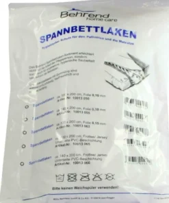 Spannbettlaken Folie 0,1 mm 100 X 200 cm