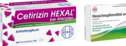 Sparset Allergie Cetirizin Hexal 100 Filmtabletten bei Allergien + DHU Heuschnupfenmittel 100 Tabletten