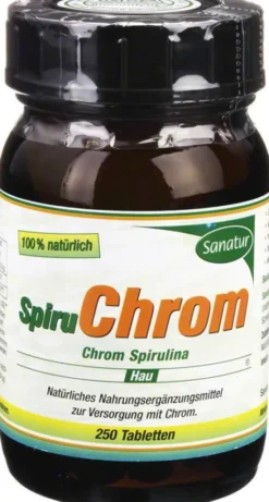 Spiruchrom Chrom Spirulina Nahrungsergänzungsmittel Tabletten