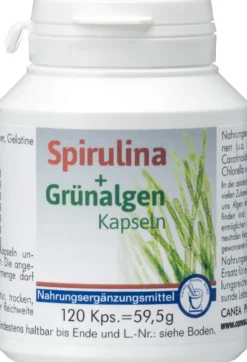 Spirulina + Grünalgen 120 Kapseln