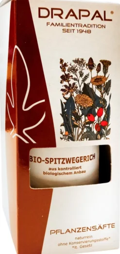Spitzwegerichblätter Bio 200 ml Pflanzensaft Drapal