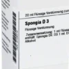 Spongia D3 Dhu 20 ml Dilution