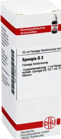 Spongia D3 Dhu 20 ml Dilution