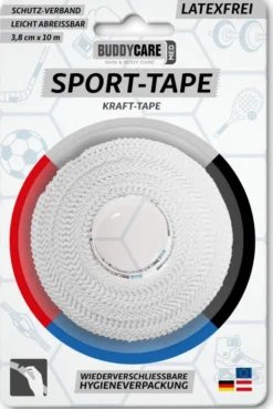 Sport Tape Buddycare Med latexfrei 3,8 cm x 10 m weiß 1 Stück