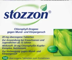 Stozzon Chlorophyll 100 überzogene Tabletten
