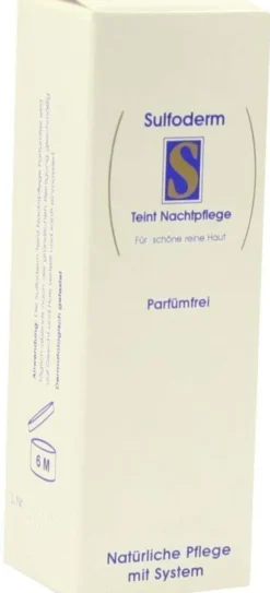 Sulfoderm S Teint Nachtpflege Parfümfrei
